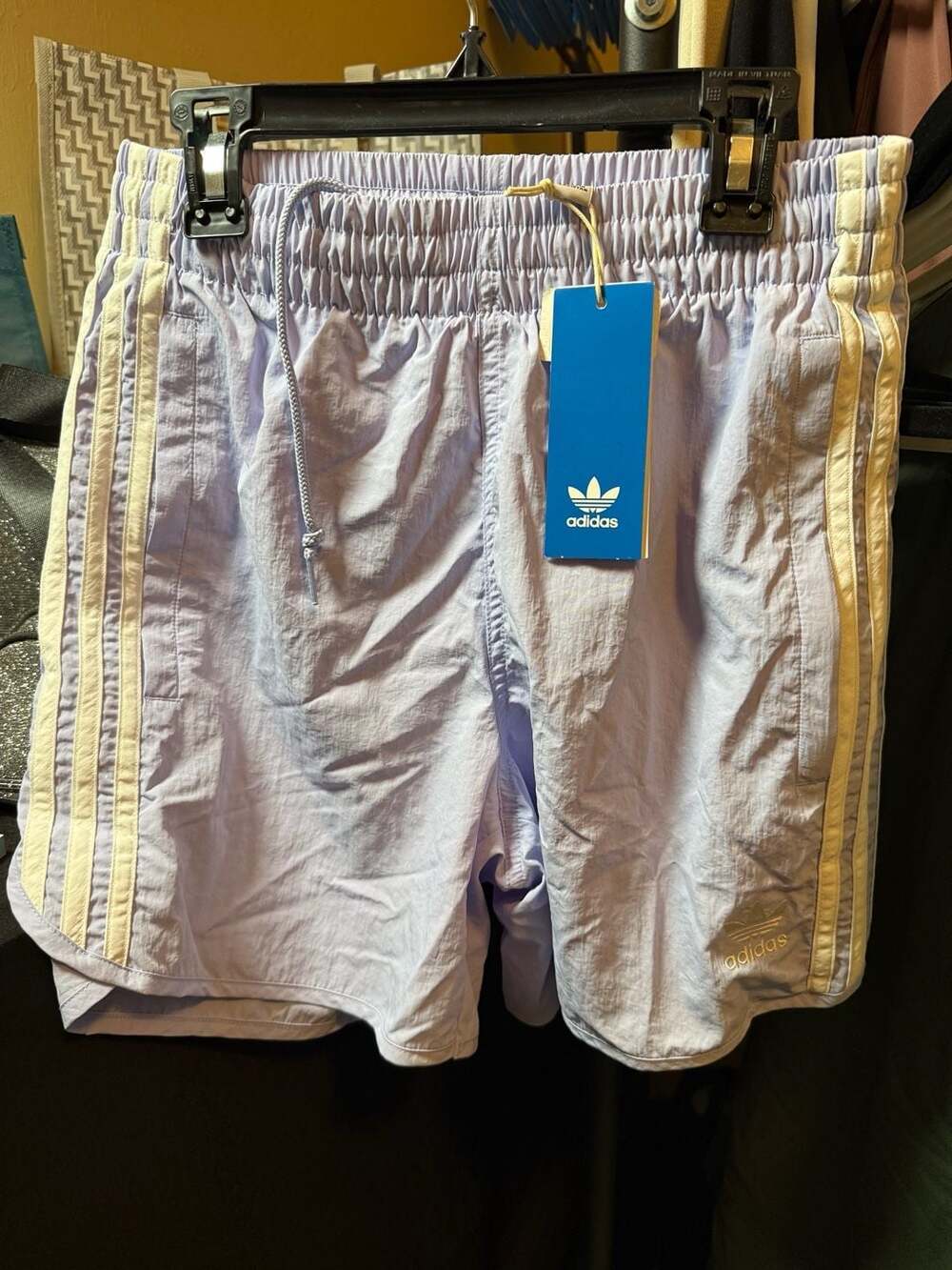 NWT Adidas Originals Men's Adicolor Classics Sprinter Shorts Violet XXL